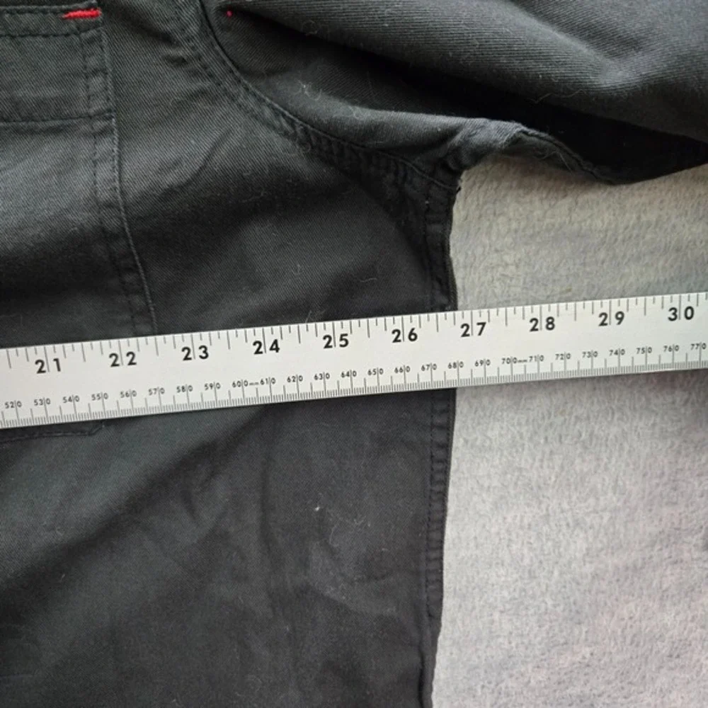 VINTAGE Wrangler Hero Men Button Up Shirt‎ XL Black Pockets Long Sleeve Collar